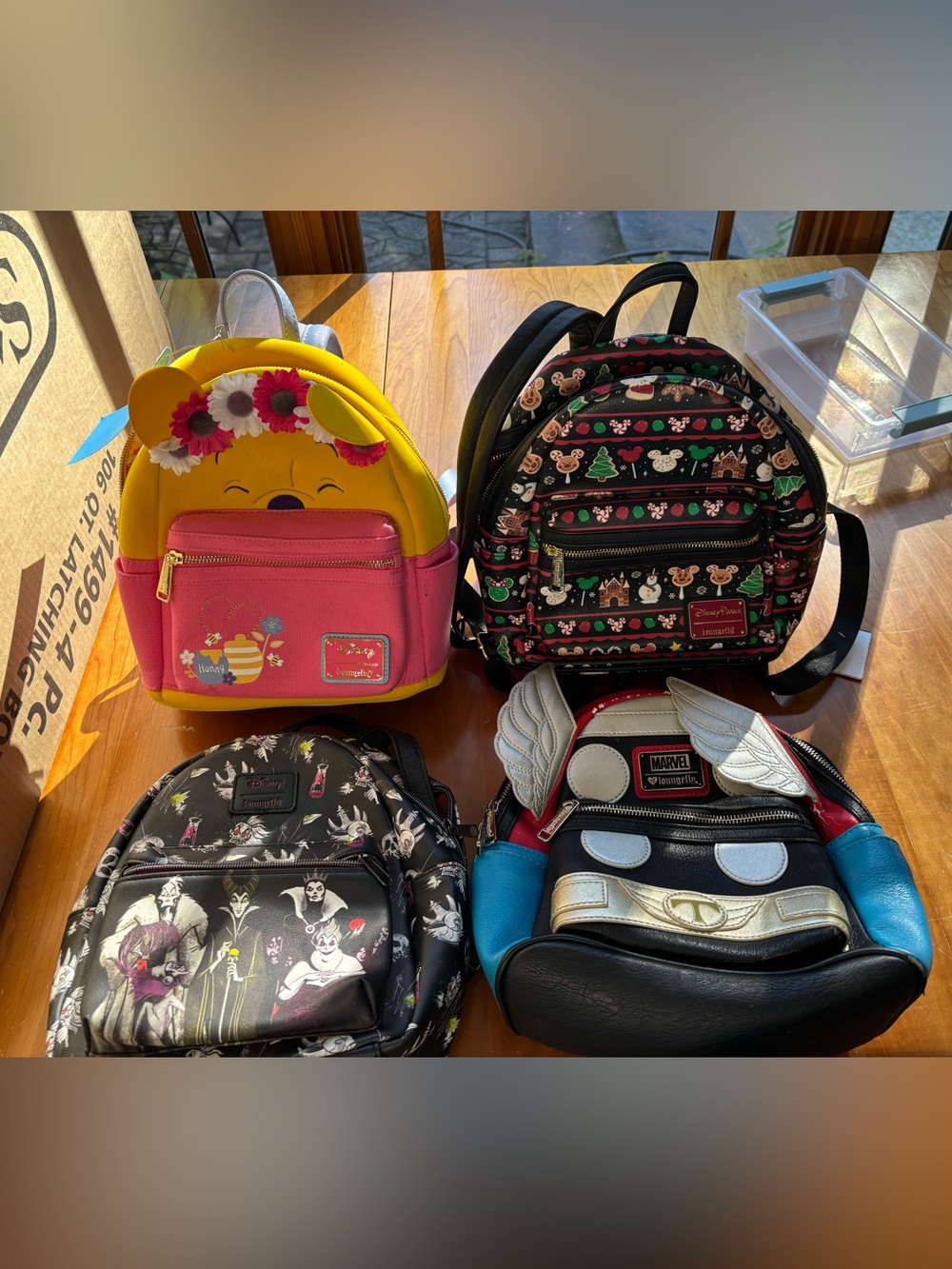 Loungefly set of 4 bags